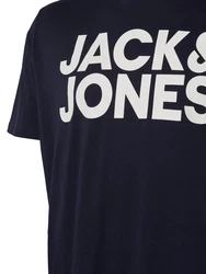 Jack & Jones T-Shirt JJECorp LOGO TEE SS O-NECK navy/wei