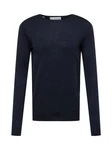 SELECTED HOMME Strickpullover SLHROME Dunkelblau/Hellblau/Blau