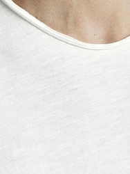 JACK & JONES T-Shirt 'Basher' Weiß/Creme/Khaki