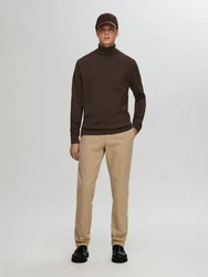 SELECTED HOMME Strickpullover SLHBERG ROLL NECK SLHBerg