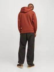 JACK & JONES Sweatshirt Hoodie JORVesterbro Orange/Rot/Braun/Dunkelrot