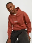 JACK & JONES Sweatshirt Hoodie JORVesterbro Orange/Rot/Braun/Dunkelrot