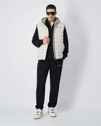 Champion Steppweste Polyfilled Vest grau/schwarz