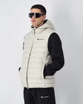 Champion Steppweste Polyfilled Vest grau/schwarz