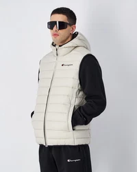 Champion Steppweste Polyfilled Vest grau/schwarz