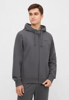 Bench. Sweatjacke BRAXTON Dunkelgrau/Hellgrau/Grau