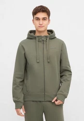 Bench. Sweatjacke BRAXTON Dunkelgrün/Grün/Khaki