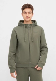 Bench. Sweatjacke BRAXTON Dunkelgrün/Grün/Khaki
