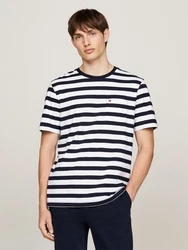Tommy Hilfiger T-Shirt ESSENTIAL SOLID POCKET TEE Dunkelblau/Schwarz/Weiß/Creme