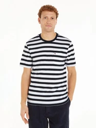 Tommy Hilfiger T-Shirt ESSENTIAL SOLID POCKET TEE Dunkelblau/Schwarz/Weiß/Creme