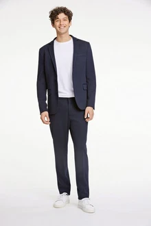 LINDBERGH Anzug moderner Schnitt Dunkelblau/Blau LINDBERGH Anzug moderner Schnitt Dunkelblau/Blau