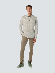 NO EXCESS Langarmhemd  Beige/Khaki