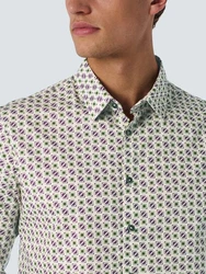 NO EXCESS Langarmhemd  Beige/Khaki