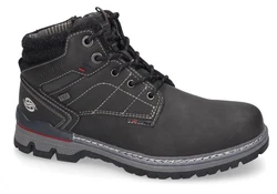 Dockers by Gerli Schnürboots mit herausnehmbarer Innensohle Dunkelgrau/Schwarz/Grau/Hellgrau
