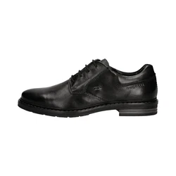 bugatti Schnürschuh Schwarz/Hellblau/Dunkelblau