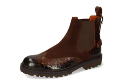 Melvin & Hamilton Stiefelette Pierce Braun/Bordeaux/Dunkelbraun/Dunkelrot