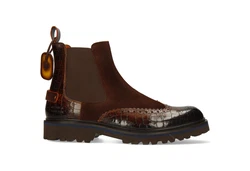Melvin & Hamilton Stiefelette Pierce Braun/Bordeaux/Dunkelbraun/Dunkelrot