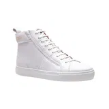 Weiße Sneakers mit seitlichem Reißverschluss image