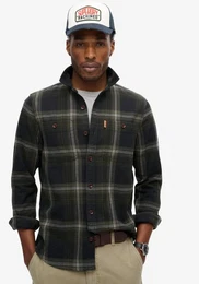 Langarmhemd VINTAGE CHECK OVERSHIRT