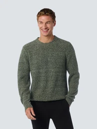 Strickpullover in melierter Optik