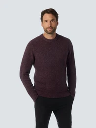 Strickpullover in melierter Optik