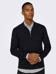 ONLY & SONS Pullover ONSCooper Schwarz/Dunkelblau