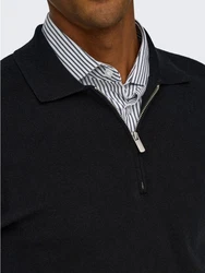 ONLY & SONS Pullover ONSCooper Schwarz/Dunkelblau