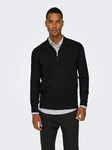 ONLY & SONS Pullover ONSCooper Schwarz/Dunkelblau