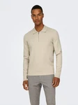 ONLY & SONS Pullover ONSCooper Khaki/Beige/Weiß/Braun