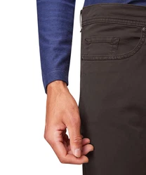 Pierre Cardin 5-Pocket Hose PC-Lyon Khaki/Dunkelbraun/Dunkelgrau