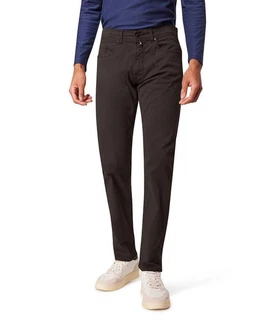 Pierre Cardin 5-Pocket Hose PC-Lyon Khaki/Dunkelbraun/Dunkelgrau