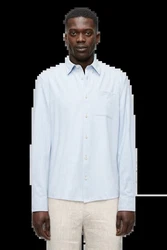 Drykorn Langarmhemd Oxford Liet_2 Regular Fit Hellblau/Weiß/Türkis