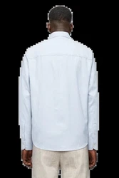 Drykorn Langarmhemd Oxford Liet_2 Regular Fit Hellblau/Weiß/Türkis