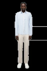 Drykorn Langarmhemd Oxford Liet_2 Regular Fit Hellblau/Weiß/Türkis