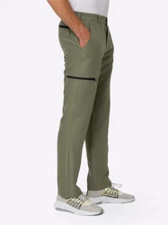 Sieh an! Chinohose Outdoorhose Dunkelgrün/Khaki