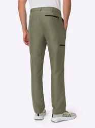 Sieh an! Chinohose Outdoorhose Dunkelgrün/Khaki