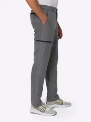 Sieh an! Chinohose Outdoorhose Hellgrau/Dunkelgrau/Grau