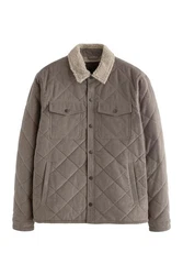 Next Cordjacke Cord-Hemdjacke Khaki/Braun/Grau/Beige/Dunkelgrün