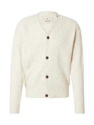 JACK & JONES Strickjacke JPRBLUMARKUS Beige/Weiß/Khaki/Creme