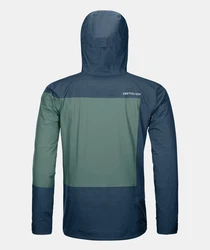 Ortovox Hybridjacke 3L DEEP SHELL JACKET Grün/Türkis/Blau
