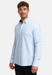 Indicode Langarmhemd INKamby Hellblau/Blau