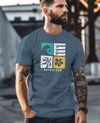 Neverless Herren T-Shirt Surfing Icons 