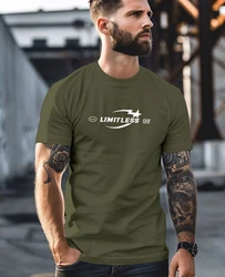 Neverless Print-Shirt Herren T-Shirt Limitless Icon Typographie Schriftzug Dunkelgrün