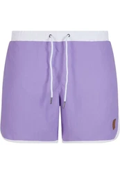 URBAN CLASSICS Badeshorts Retro Swimshorts Lila
