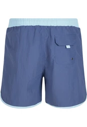 URBAN CLASSICS Badeshorts Retro Swimshorts Blau/Hellblau/Grau