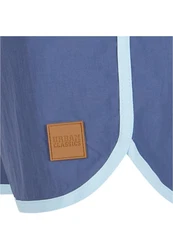 URBAN CLASSICS Badeshorts Retro Swimshorts Blau/Hellblau/Grau