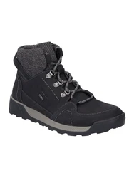 Josef Seibel Schnürstiefelette Schwarz/Dunkelblau/Dunkelgrau