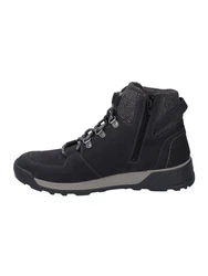 Josef Seibel Schnürstiefelette Schwarz/Dunkelblau/Dunkelgrau
