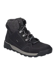 Josef Seibel Schnürstiefelette Schwarz/Dunkelblau/Dunkelgrau
