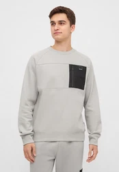 Bench. Sweater MARTON Grau/Beige/Khaki/Hellgrau